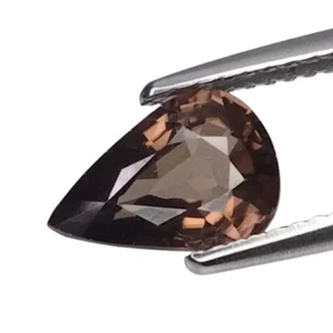 2.01CTS Brown natural zircon pear cut loose gemstones - Picture 1 of 2