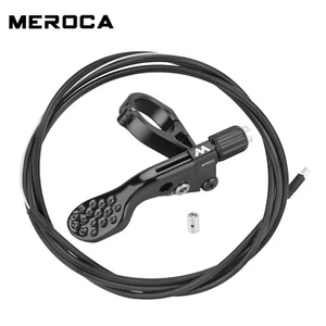 Bicycle Seatpost Remote Lever Aluminum Dropper Seat Post Sealed Bearing MTB DH - Picture 1 of 18