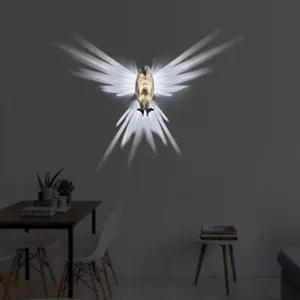 Modern Creative Bird Wall Lamp Owl Eagle Shape Projector Atmosphere Sconce Light - Picture 1 of 10