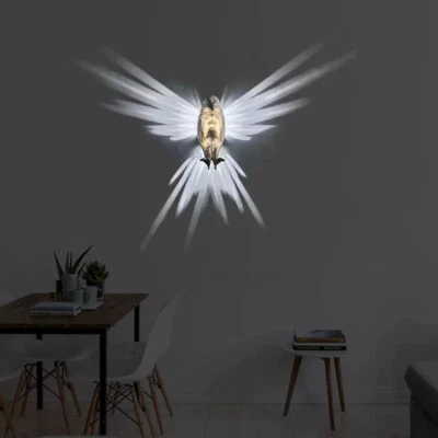 Modern Creative Bird Wall Lamp Owl Eagle Shape Projector Atmosphere Sconce Light - Image 1 of 4