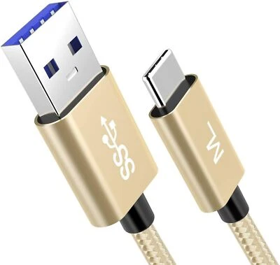 USB Type C Data Cable 5A Fast Charging USB-A to USB C Charger Cord For Phone - Image 1 of 4