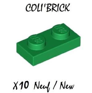 Lego 3023 - 10x Platte / Plate 1x2 - grün / green - 302328 NEU - Bild 1 von 1