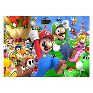 Super Mario Bros Children's Party Flag Banner Vinyl 3x5ft - Bild 1 von 1