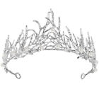 Barockkrone Kristall-Tiara Gothic-Style Strass-Perlen-Kopfschmuck