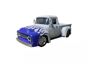 JADA ‘56 FORD F-100 TRUCK 10th ANNIVERSARY EDITION 1/24 SCALE WHITE & PURPLE - Picture 1 of 7