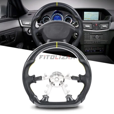 💛Hydro Dip Carbon Fiber Steering Wheel For Chevrolet Corvette C5 1997-04 Yellow - Image 1 of 4