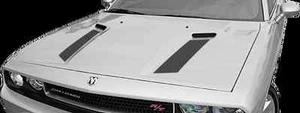 Calcomanías de gráficos de acento de admisión con capucha a rayas para Dodge Challenger 2008-2014 - Imagen 1 de 1