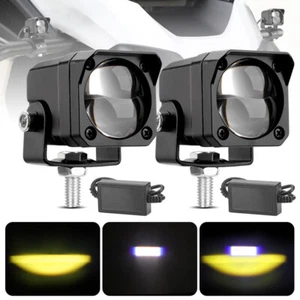 2x Mini LED Spot Light Driving Work Pods Bar Yellow White Fog Lamp Universal ATV - Picture 1 of 11