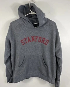 Vtg Stanford Sweatshirt Hoodie Jansport Pullover College Lrg Fits Very Short - Picture 1 of 9