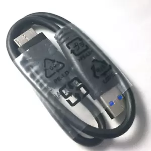 USB 3.0 CABLE CORD FOR SEAGATE BACKUP PLUS SLIM PORTABLE EXTERNAL HARD DRIVE HDD - Picture 1 of 4