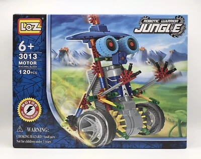 Loz Electric Bldg Block Robotic Warrior Jungle Action Model Toy 3013 120 Pc New - Image 1 of 2