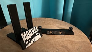 Magnetic Comic book Logo Plate Display Stands Wall mounts Card Stands Funko Pop