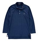 Polo Golf RL Long Sleeve Polo Navy Blue Pima Cotton Size S Waverley Country Club