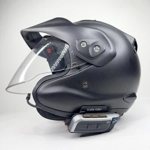 ARAI CT-Z🏁 | OPEN-FACE HELMET + CARDO G9 SCALA HEADSET/MIC🛜 | BLACK | SMALL✨ - Bild 1 von 10