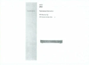 Braun Service Manual für Atelier R 4 und CC 4 deutsch Copy - Picture 1 of 1