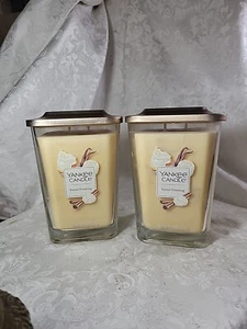Yankee Candle Elevations Sweet Frosting Large Jar - Set of 2 - 2nds - Picture 1 of 8