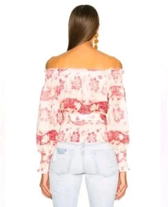 ZIMMERMANN Bayou Linen Top Women's Size US 8 - Picture 1 of 10