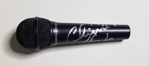 Chrissie Hynde The Pretenders REAL hand SIGNED Microphone COA EX PROOF w/MC SH*T - Picture 1 of 9