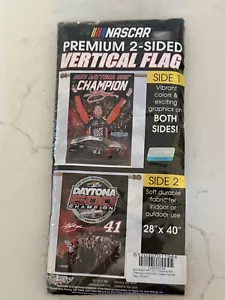 Kurt Busch Wincraft 2017 #41 Daytona 500 Winner Double Sided 28x40 Flag - Picture 1 of 2