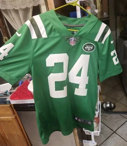 Revis 24 New York Jets Nike Vapor Limited Jersey M 2018 Color Rush NFL Men small - Picture 1 of 6