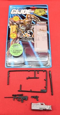 De colección Hasbro GI Joe ARAH 1993 Cuerpo de Batalla Naufragio Tarjeta Atrás/Accys AUC046 Foto 1 de 4