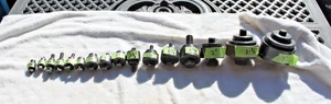 LOT-16 GREENLEE Knockout Conduit Punch Set 9/16" to 1", 2" & 3" - Picture 1 of 9