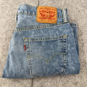 Levi Strauss 511 Denim Jeans Shorts Herren Gr. 32 Relaxed Freizeit Blau Jorts - Bild 1 von 8