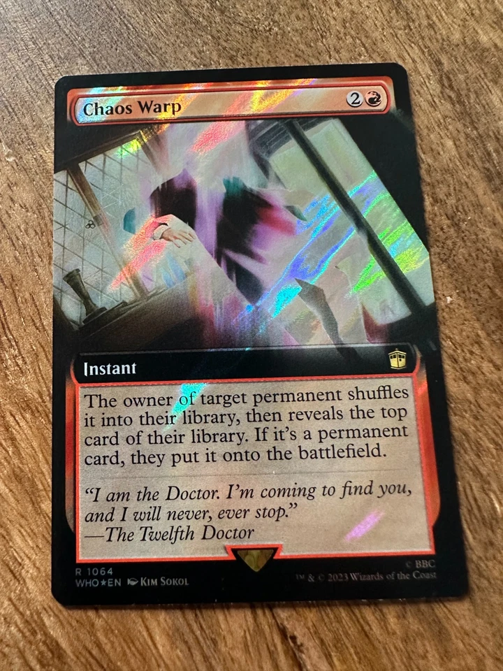 Chaos Warp / Chaosschleife - SURGE FOIL - Doctor Who - NM - EN - MTG - Magic - Bild 1 von 1
