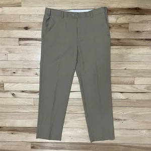 Jos A Bank Tailored Fit Signature Tan Dress Pants Size 34 x 28.5” Inseam - Picture 1 of 3