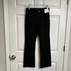 Aeropostale Flat Front Stretch Classic Bootcut Chino Pants Black Size 00S SHORT - Picture 1 of 11