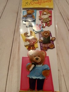 2010 NUEVAS pegatinas en capas Build A Bear pegatinas 3D Build A Bear álbum de recortes pegatinas - Imagen 1 de 5