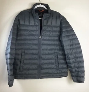 Dockers Jacket XL Gray Down Puffer Jacket Packable Men’s - Picture 1 of 5
