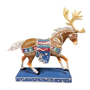 The Trail Of Painted Ponies Reindeer Roundup Christmas Reindeer Horse Antler - Picture 1 of 5