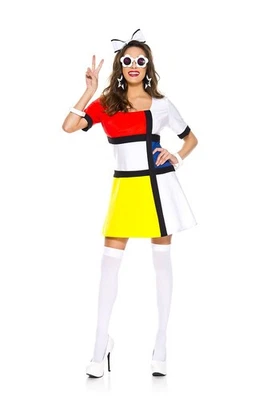 Adult Mod Mouse Women Costume  60s, 70s & 80s Costumes - Image 1 of 2