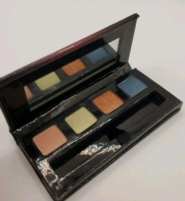 Mary Kay Mini Mineral Eye Color Quad Silky Caramel Lemongrass Amber Blaze Denim - Image 1 of 4