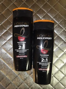 L'Oreal MEN Expert Thickening 2-in-1 Shampoo and Conditioner 20.3 Fl Oz Lot Of 2 - Picture 1 of 2