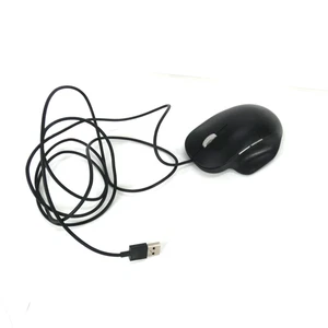 Microsoft USB Wired Mouse Ergonomic Design Tested Working Black - Picture 1 of 14