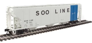 NEW HO Walthers Mainline #910-7476 54' PS4427 Covered Hopper SOO Line #70231 - Picture 1 of 5