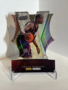 REFRACTOR LUMINISCENTE STADIUM CLUB TOPPS CHRIS WEBBER 1999-00 3X3 - Imagen 1 de 2