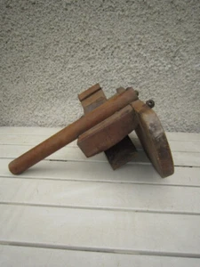 Antique Cooper's Plane In Wood 19th Century - Picture 1 of 17