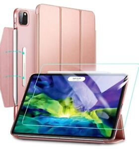 Trifold Smart Case for iPad Pro 11 2020 with Screen Protector, [Auto Sleep/Wake]