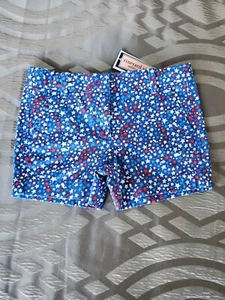 VINEYARD VINES SIZE 5 GIRLS STARS WHALES EVERY DAY SHORTS ROYAL OCEAN NWT - Picture 1 of 6