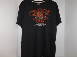 Homage 2021 Cinncinnati OH Grateful Dead Band Rour 1989 Reprint Retro Shirt -XL - Picture 1 of 4