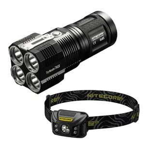 Nitecore TM28 wiederaufladbare Taschenlampe mit Nitecore NU30 wiederaufladbarem Scheinwerfer - Bild 1 von 12