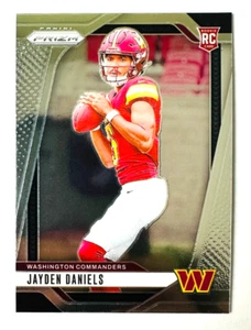 2024 Panini Prizm Jayden Daniels RC #347 Base Commanders Rookie! - Foto 1 di 3