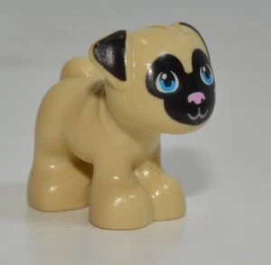 Lego Tan Pug Perro Cachorro Caramelo Amigos Animal 24111pb01 Minifigura Figura Minifigura - Imagen 1 de 2