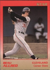 1989 Star Future Stars #10 Beau Allred/(Swinging bat) - EX-MT