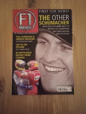 Formula One - F1 News Magazine - First For News - June 16 2001 - Issue 10 - Image 1 of 4