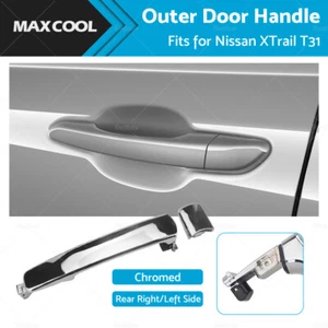 For Nissan XTrail T31 2007-2013 REAR LH Left / RH Right Outer Door Handle Chrome - Picture 1 of 7