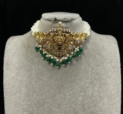 Acabado Antiguo Dorado Tradicional Para Mujer y Niña Boda Novia Moda Foto 1 de 4